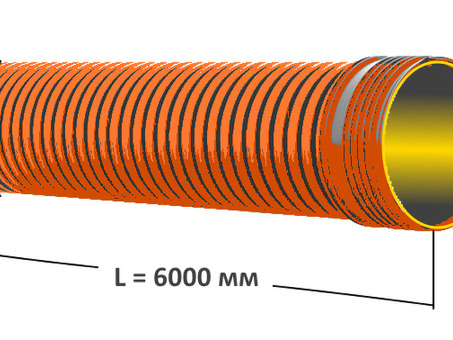 Купить Трубу ПП гофр. Прагма DN/OD 250х6000 мм SN10 от Очаковского завода ЖБИ в Москве
