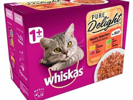 Корм Whiskas для здорового и счастливого кота