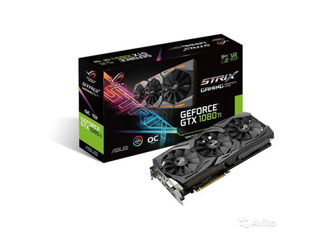 Видеокарта Asus GeForce GTX 1080Ti NVIDIA rog-strip-gtx1080ti-o11g-gaming