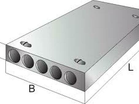 Плита перекрытия пустотная ПБ 40.12-16 - купить по выгодной цене | Название компании