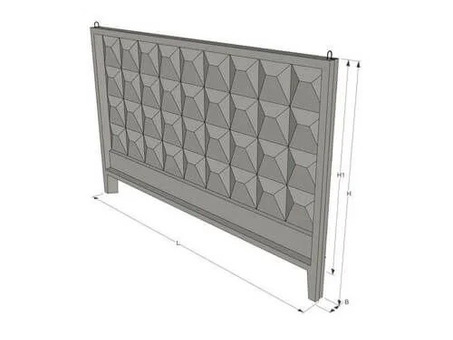 Панель ограды П6В (забор П6В) - купить на сайте ХХХ