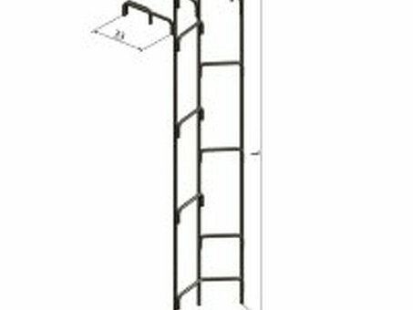 Лестница канализационная КЛ-1 длиной 2,2 метра - купить по выгодной цене на сайте