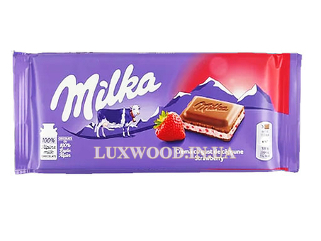 Milka шоколадно-клубничная – изысканный десерт для настоящих гурманов