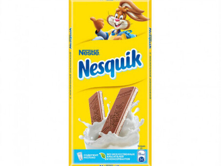 Фото молочного шоколада Nesquik - купить в интернет-магазине