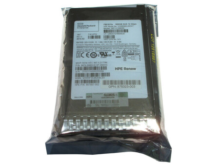 875313-B21 Твердотельный накопитель HPE 960 ГБ 2,5 дюйма SAS 12G DS RI