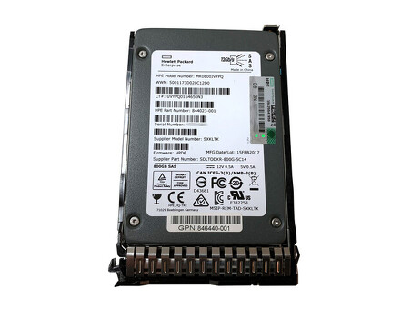 846434-B21 Твердотельный накопитель HPE 800 ГБ, 12 ГБ, SC, SFF, SAS для смешанного использования