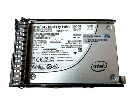 804613-B21 Твердотельный накопитель HPE 200 ГБ MU SATA 6G 2.5 SC