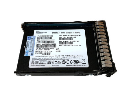 816975-B21 Твердотельный накопитель HPE 240 ГБ SATA 6G MU-3 SFF SC