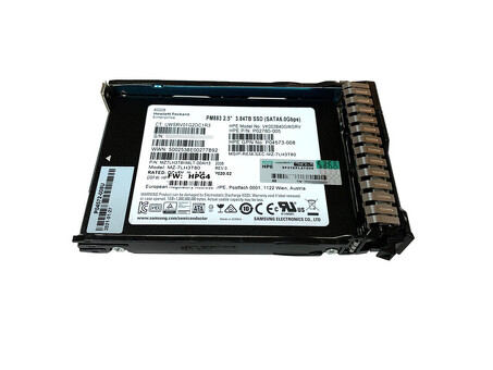 P04570-B21 Твердотельный накопитель HPE 3,84 ТБ SATA 6G RI SFF SC DS