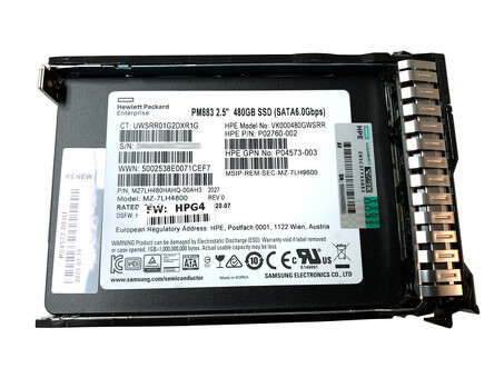 P04560-B21 Твердотельный накопитель HPE 480 ГБ SATA 6G RI SFF SC DS