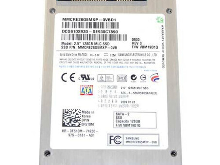 500586-001 Твердотельный накопитель HPE 2,5 дюйма SATA, 128 ГБ