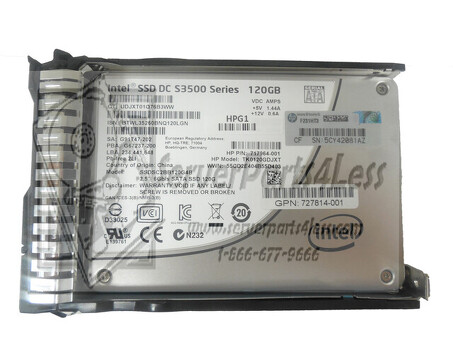 718136-001 Твердотельный накопитель HP 120 ГБ 6G SATA 2,5 дюйма VE