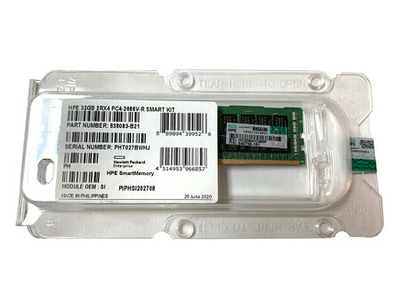 868843-001 Интеллектуальная память HPE 32 ГБ DDR4 2RX4 PC4-2666V-R