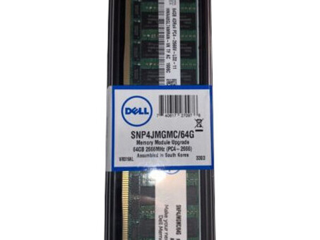 Память 4JMGM DELL 64 ГБ 4DRX4 PC4-21300V-L DDR4-2666MHZ