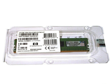 804843-001 Память HPE 8 ГБ 1RX4 DDR4 SDRAM DIMM PC4-2133P