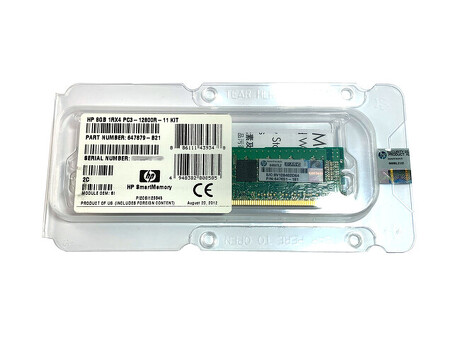 647879-B21 Память HP 8 ГБ 1RX4 PC3-12800R-11 DDR3 SDRAM