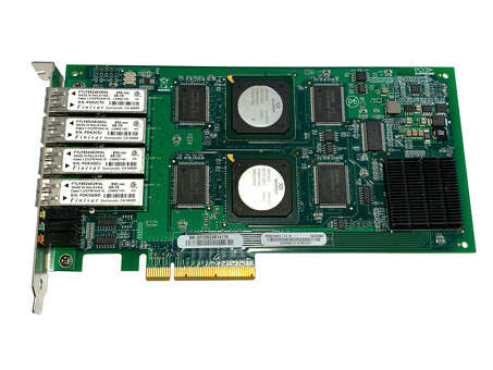 QLE2464 QLOGIC Четырехпортовый оптоволоконный адаптер главной шины PCI-E QLOGIC 4 ГБ