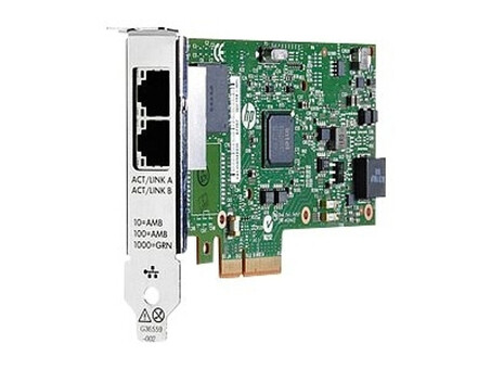 615732-B21 2-портовый адаптер HP Ethernet 332T, 1 ГБ