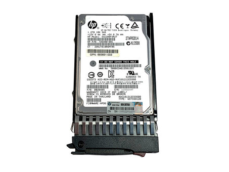 718291-001 Жесткий диск HPE 1,2 ТБ 6G SAS 10K 2,5 дюйма