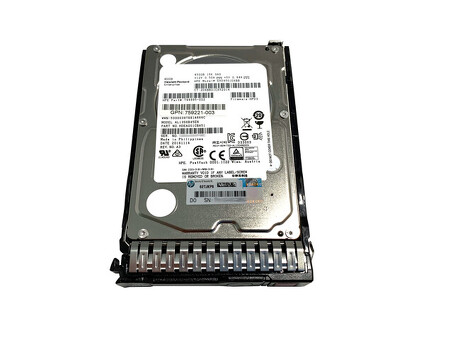 759547-001 Жесткий диск HPE 450 ГБ, 12 ГБ, 15 тыс. SAS, 2,5 дюйма