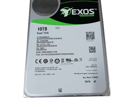 ST10000NM0016 Жесткий диск Seagate Exos X10 10 ТБ 7,2 КБ SATA 6G