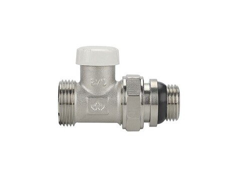 Клапан радиаторный VARMEGA VM103 DN15x20 PN10 прямой настроечный G-1/2''х3/4'' еврокомус, с уплотнением штуцер