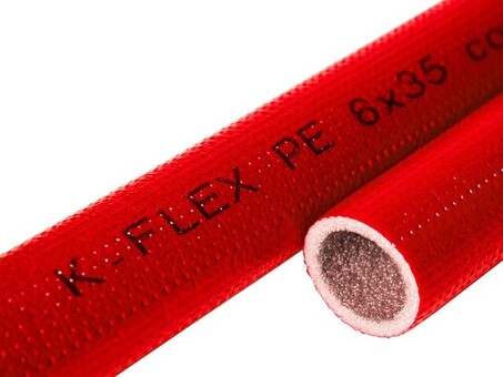 Трубка теплоизоляционная K-FLEX COMPACT RED, DN 15 толщина 4мм от -40 до +95°C длина 10м