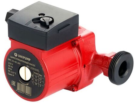 Насос циркуляционный с мокрым ротором UNIPUMP PN 10 110гр.UPC 32-60,L 180, 93Вт 1х220В 3х-скоростной резьбовой, 15467