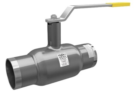 Кран стальной шаровой цельносварной LD КШ.Ц.П.065.025, DN 65 PN 25, 250мм, стандартнопроходной, приварной с ручкой