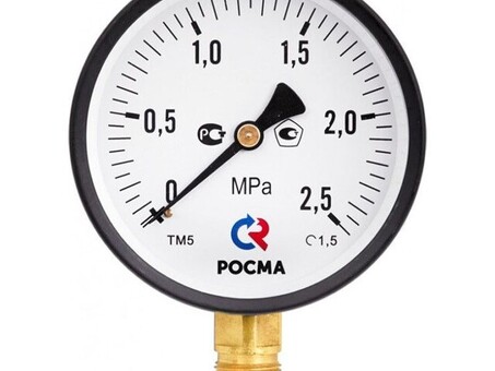 Манометр Росма ТМ-510Р М2 0,25 МПа /2,5ат 100мм М20х1,5