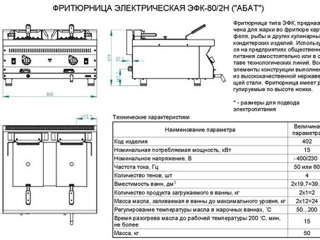 Фритюрница Abat ЭФК-80/2Н