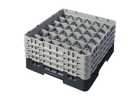 Кассета для бокалов Cambro 36S800 чер./сер