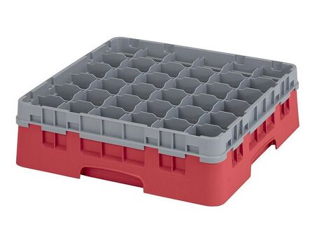 Кассета для бокалов Cambro 36S418 красн./сер