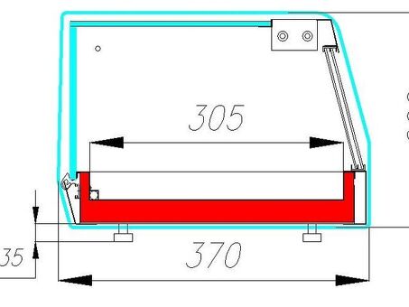 Холодильная витрина CARBOMA CUBE BAR AC37 SM 1.0‑1