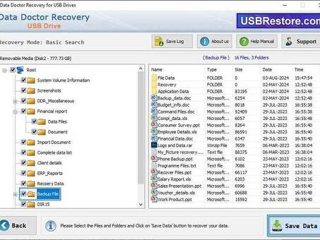 USB Data Recovery Software