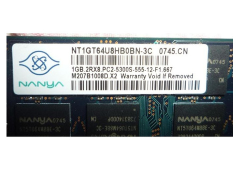 Продам оперативку для ноутбука DDR2 1Gb Nanya.