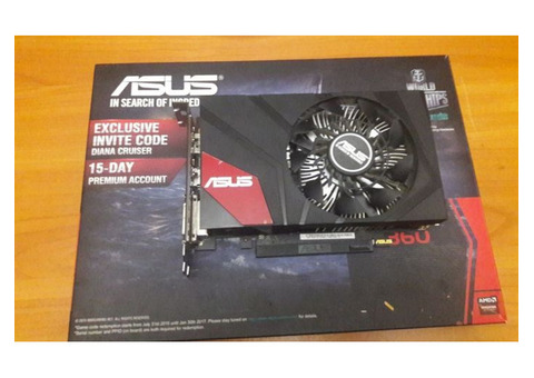 Продам видеокарту ASUS AMD Radeon R7 360 mini 2 Гб