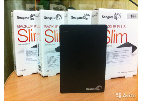 Внешний HDD Seagate 1 TB Backup Plus Slim