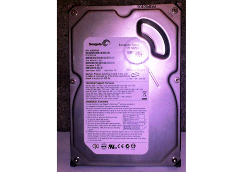 Винчестер(жёсткий диск). Seagate Barracuda 7200.9 120 GB Состояние нового. Ди