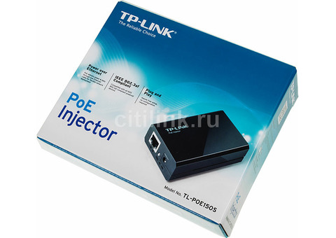 Характеристики инжектор TP-Link TL-POE150S 2GE/1PoE 48V 15,4W 802.3af