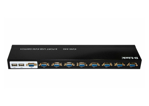 Характеристики переключатель KVM D-Link KVM-440