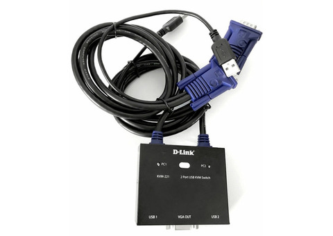 Характеристики переключатель D-Link KVM-221 (KVM-221/C1A)