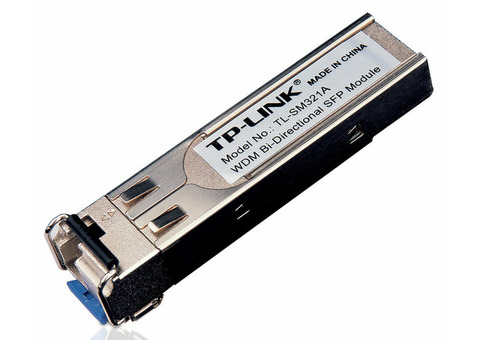 Характеристики модуль SFP TP-LINK TL-SM321A 1000Base-BX WDM SFP LC TX:1550nm RX:1310nm 10km