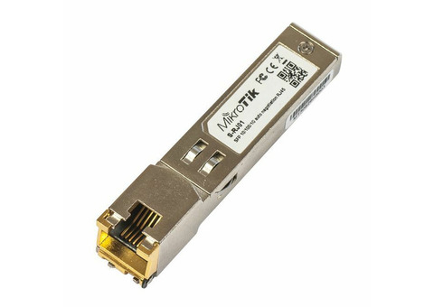 Характеристики модуль MIKROTIK S-RJ01 RJ45 SFP 10/100/1000M copper module