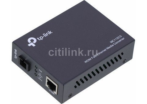 Характеристики медиаконвертер TP-Link MC112CS 10/100Mbit RJ45 SC 802.3u 10/100Base-TX 100Base-FX