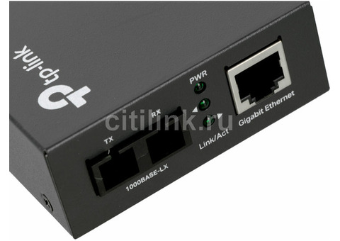 Характеристики медиаконвертер TP-Link MC210CS 1000Mbit RJ45 1000Mbit SC