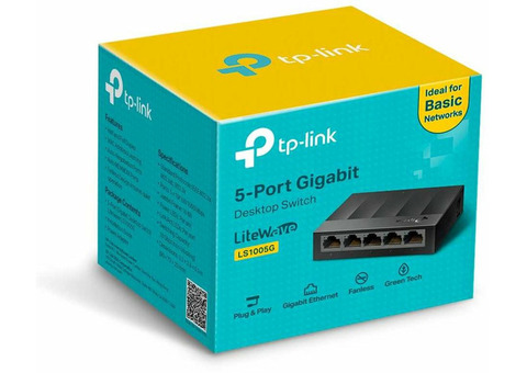 Характеристики коммутатор TP-Link LS1005G 5G неуправляемый