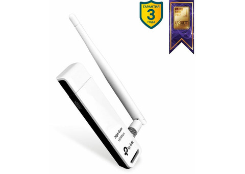 Характеристики сетевой адаптер WiFi TP-LINK TL-WN722N USB 2.0