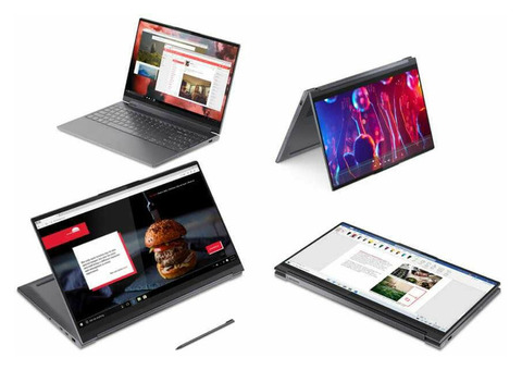 Характеристики ноутбук-трансформер Lenovo Yoga 9 15IMH5, 15.6', IPS, Intel Core i7 10750H 2.6ГГц, 16ГБ, 512ГБ SSD, NVIDIA GeForce GTX 1650 Ti - 4096 Мб, Windows 10 Home, 82DE0026RU, серый