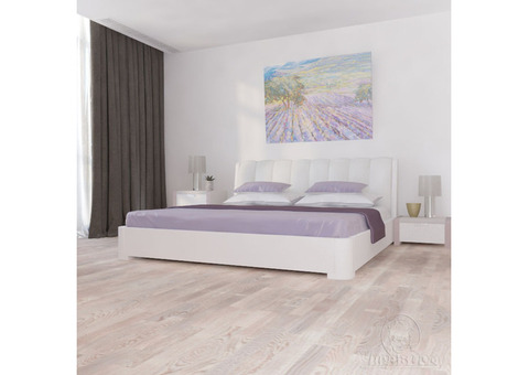 Паркетная доска Polarwood Дуб Ливинг белый матовый трехполосный Oak Living White Matt 3S